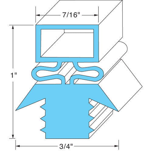 SER-27564-00 Kairak - Durable Refrigerator Door Gasket SER-27564-00 Kairak - Durable Refrigerator Door Gasket